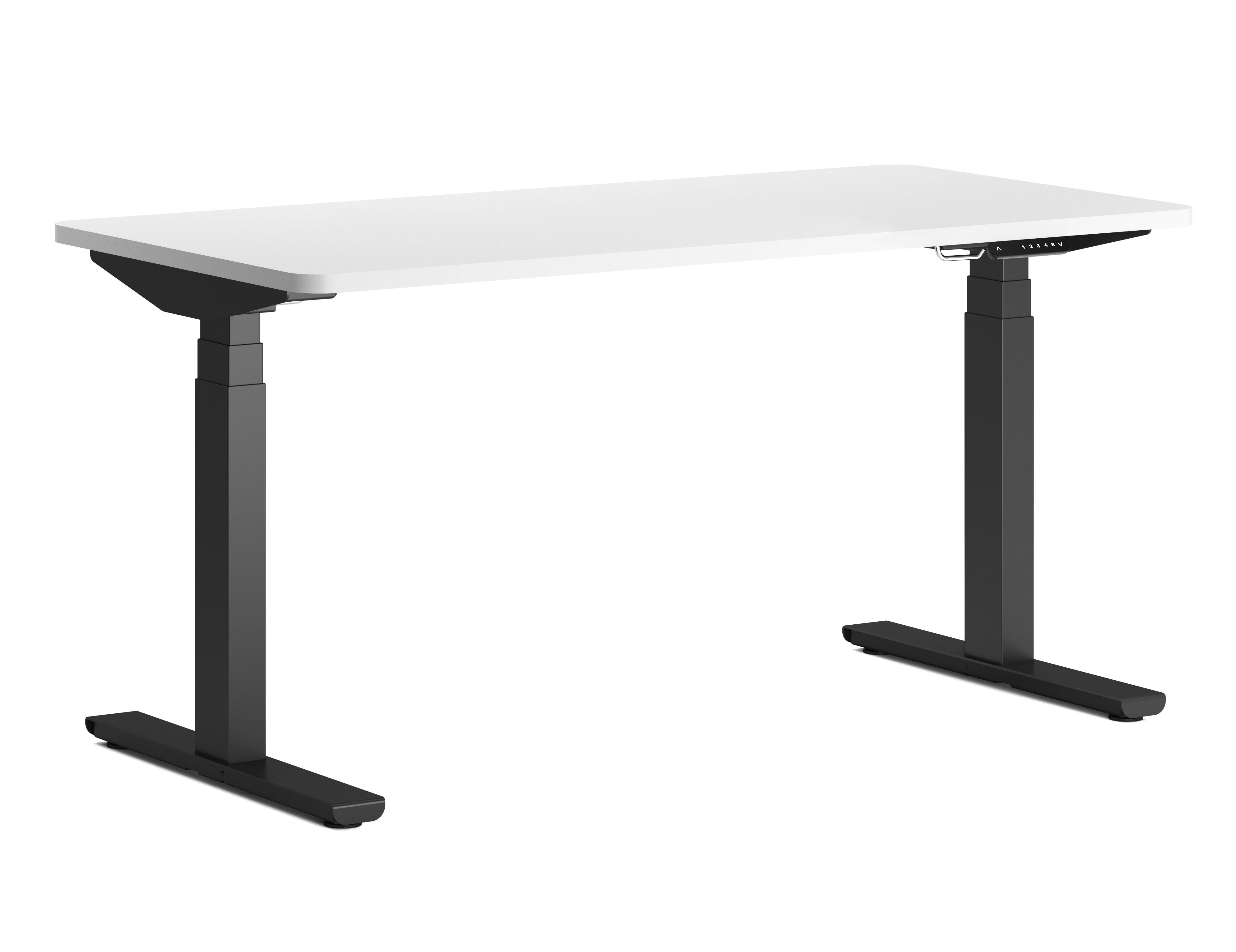 Lazy Maisons Trio 150cm Sit Stand Desks - Cloudy White Top - Lazy Maisons®