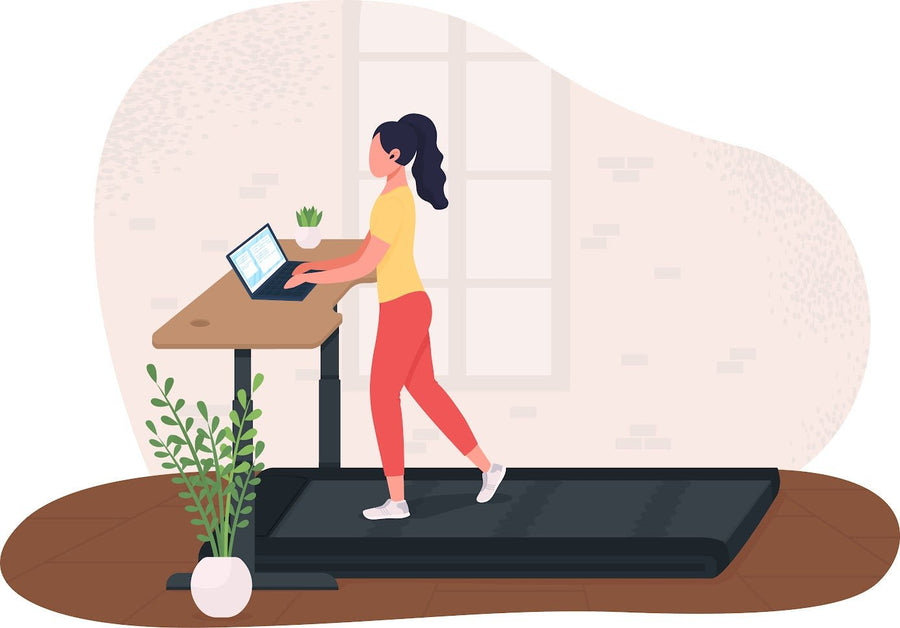 Standoff Between Treadmill & Standing Desk – Lazy Maisons®